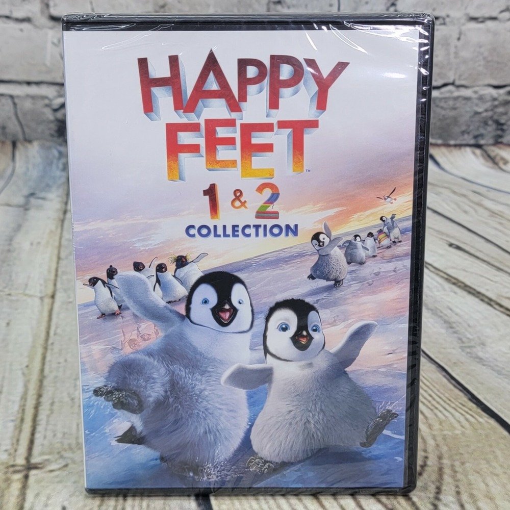 Happy Feet 1 & 2 DVD Movie Collection (2-Disc Set) Children‎ & Family - NEW